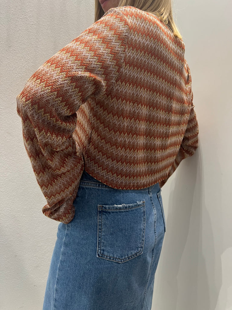 HaveOne•Camicetta stampa missoni