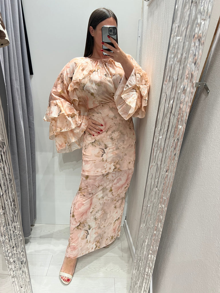 HaveOne•Gonna tulle stampa floreale