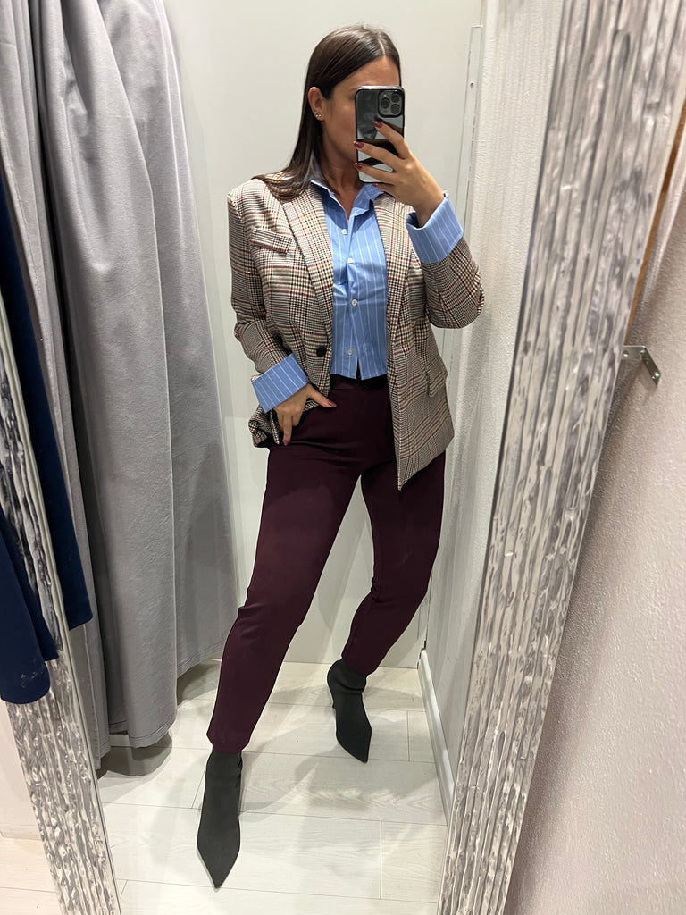 BLK30 HaveOne•Giacca micropaillettes inserto camicia