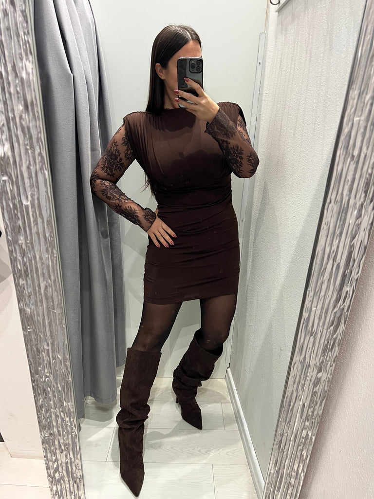 ViCOLO•Abitino tubino elasticizzato Moro