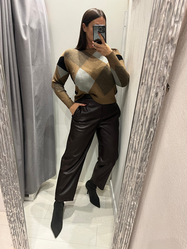 Susy Mix•Maglioncino scatoletta rombi•Più colori