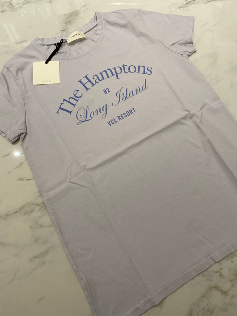 ViCOLO•T-shirt perla The Hamptons
