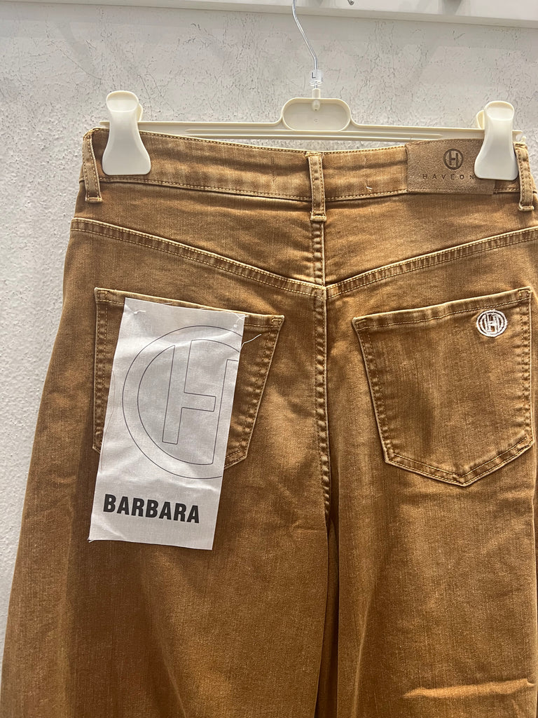 HaveOne•Jeans pantalone Barbara terra