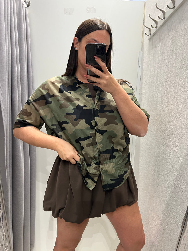 ViCOLO•Camicia coreana camouflage