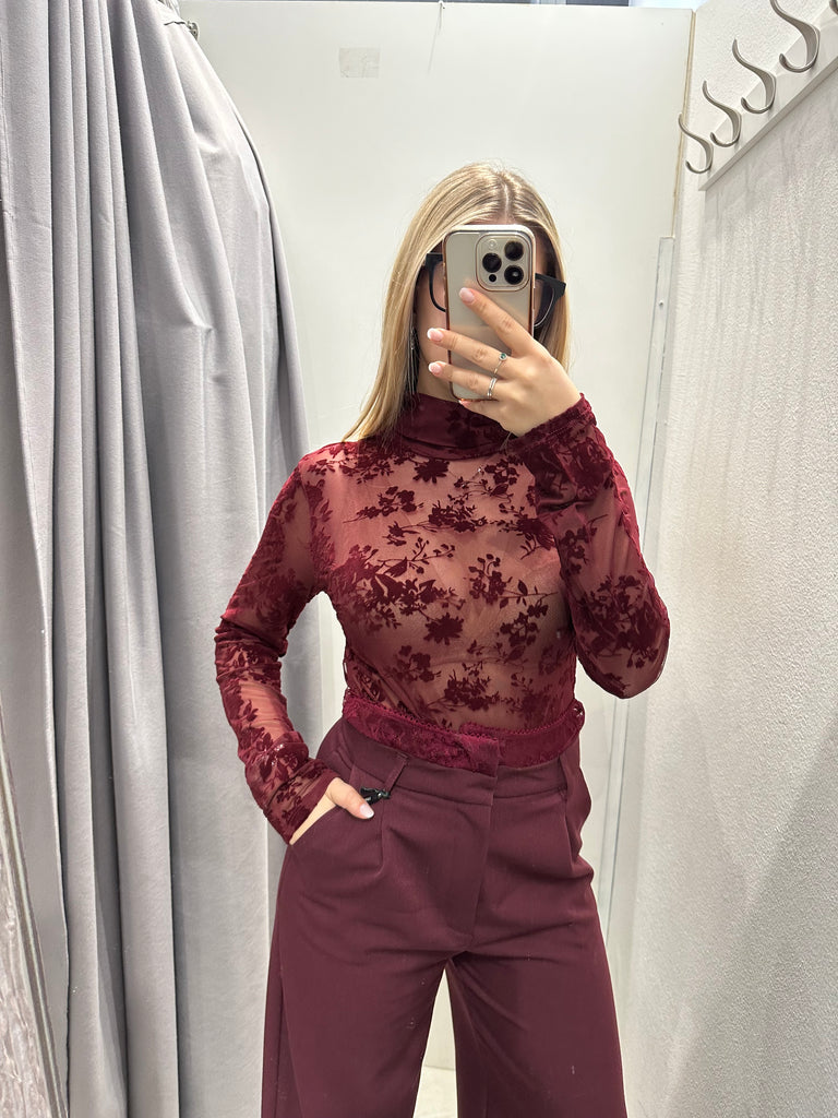 KONTATTO•Dolcevita tulle velluto