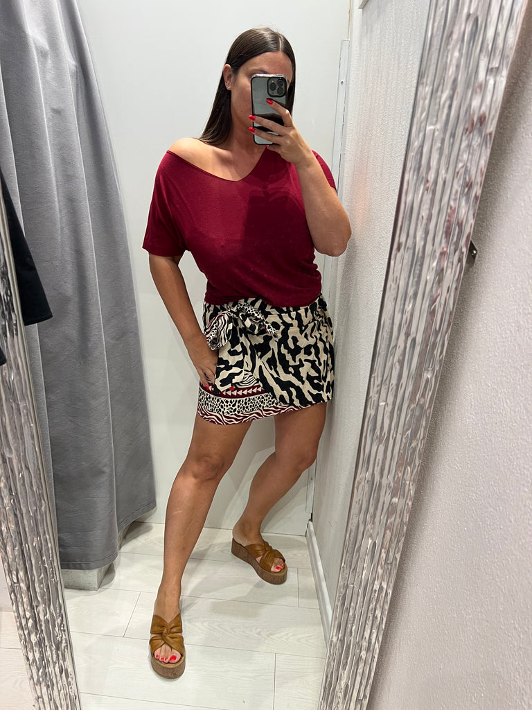 🚨KONTATTO•Maglia V fine viscosa•Più colori