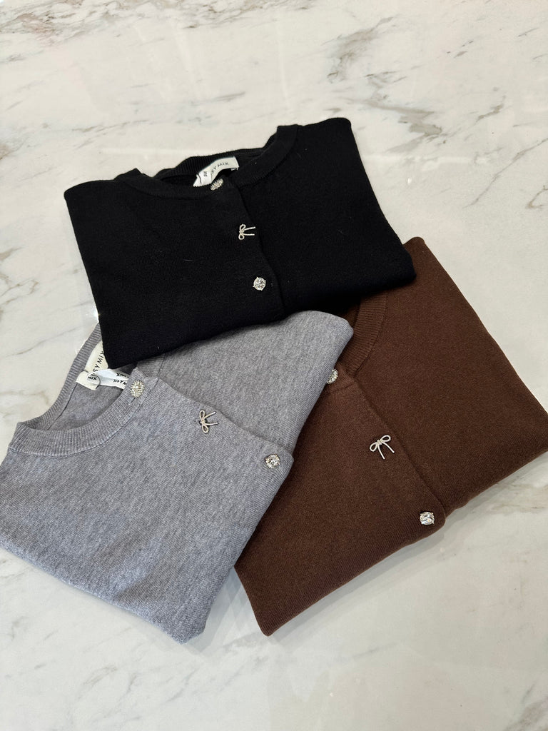 BLK30 Susy Mix•Cardigan con bottoni•Più colori