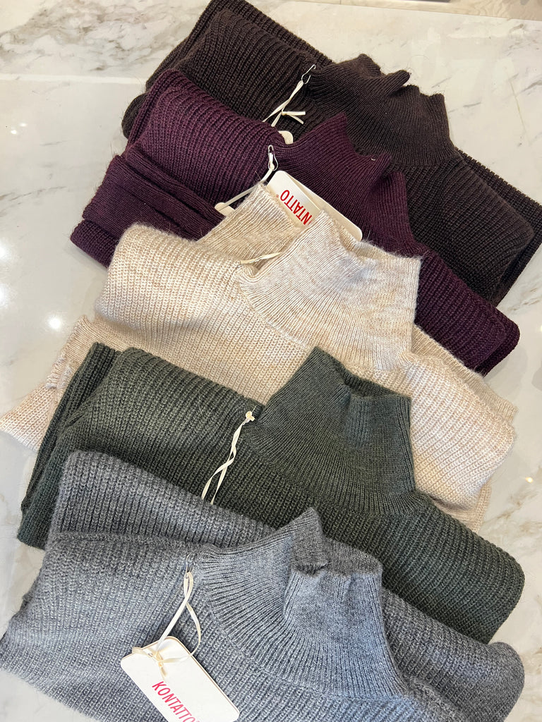 KONTATTO•Gilet spallotte con manicotti•Più colori