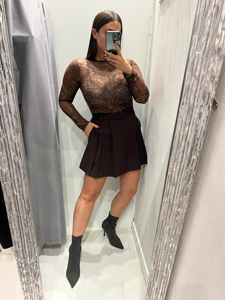 HaveOne•Maglia lanetta stampa cashmere