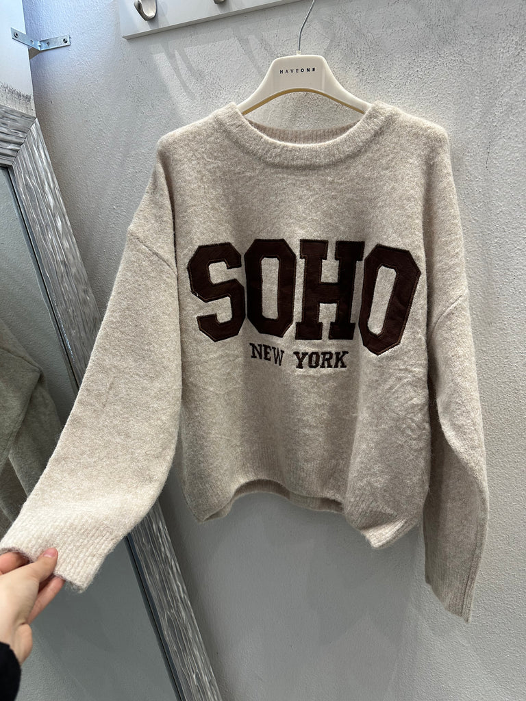 HaveOne•Maglione soffice SOHO NEW YORK•Più colori