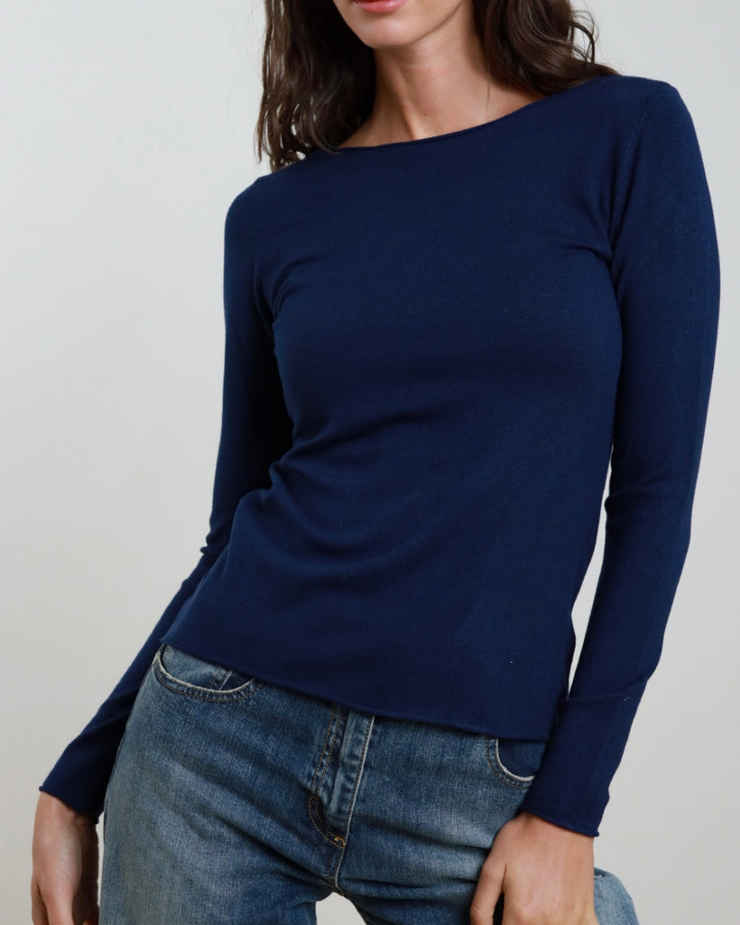 Susy Mix•Maglioncino barchetta soffice viscosa•Più colori