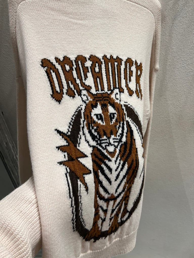 BLK30 HaveOne•Cardigan burro tigre dietro Dreamer