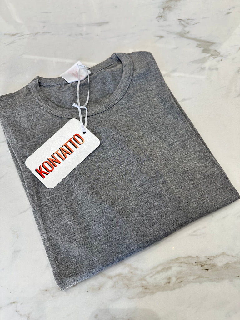 KONTATTO•Maglia viscosetta girocollo a manica lunga•Più colori
