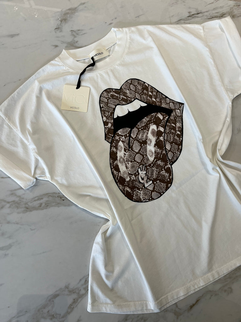 ViCOLO•T-shirt over snake Rolling