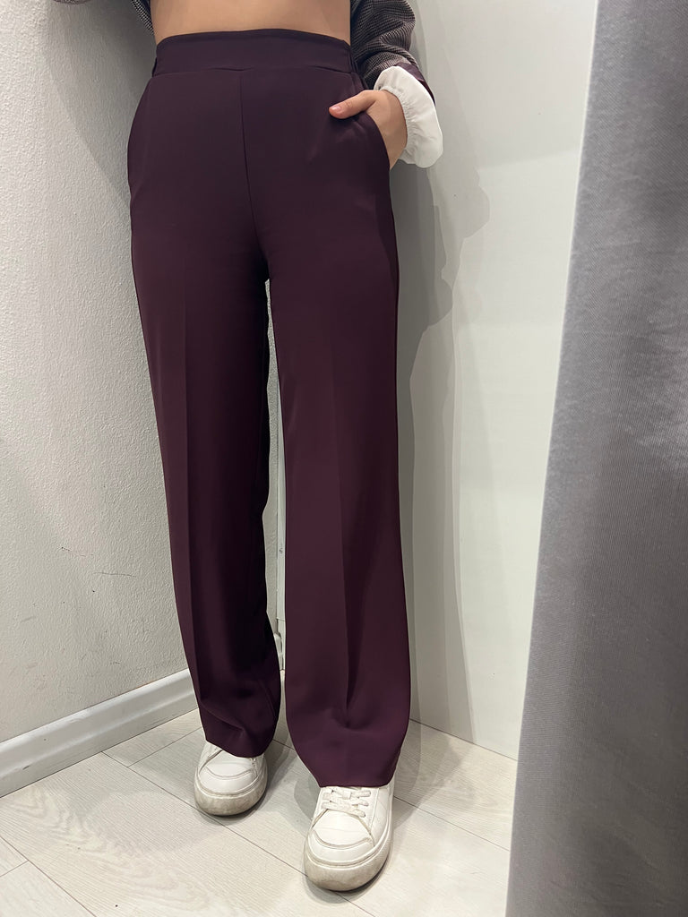 IMPERIAL•Pantalone best prugna elastico
