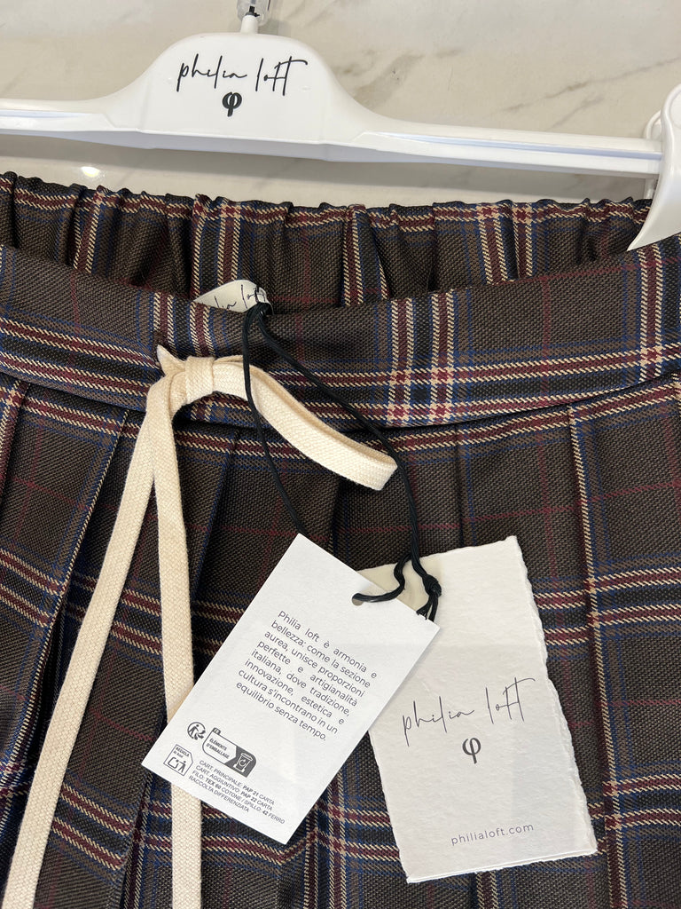 Philia Loft•Gonna college principe di Galles moro/blu/prugna