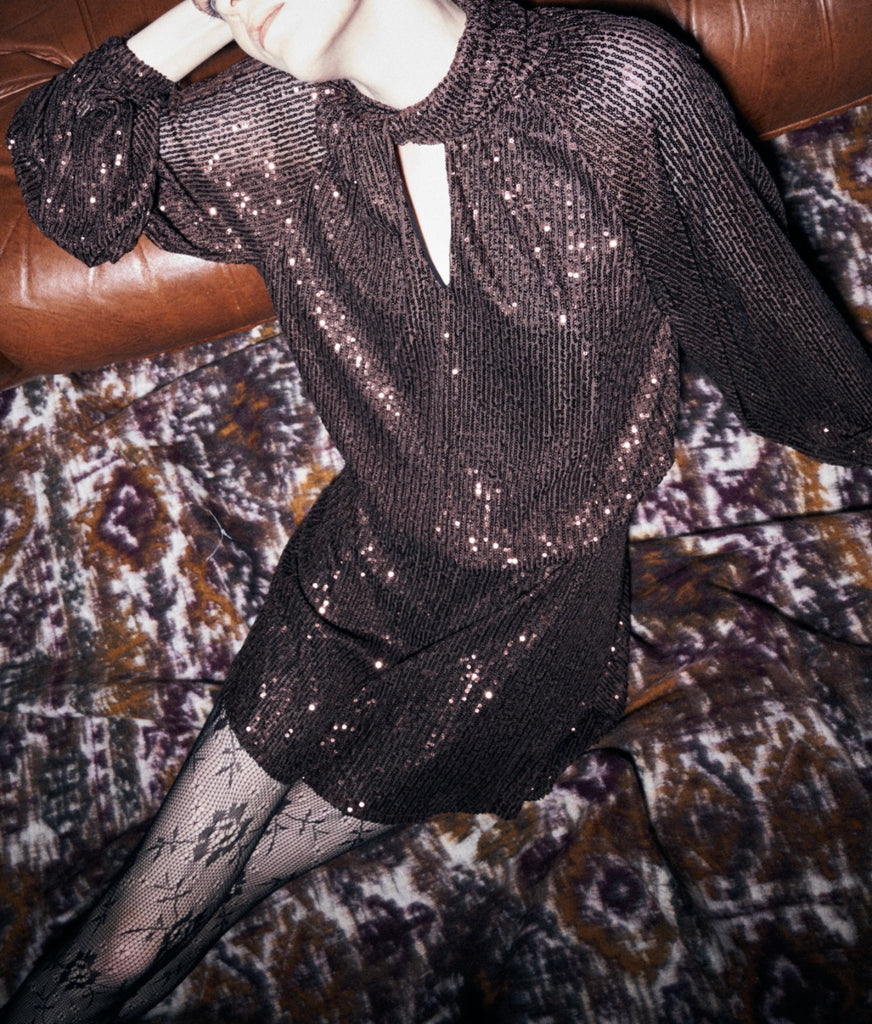 LUMINA•Abitino Moro paillettes