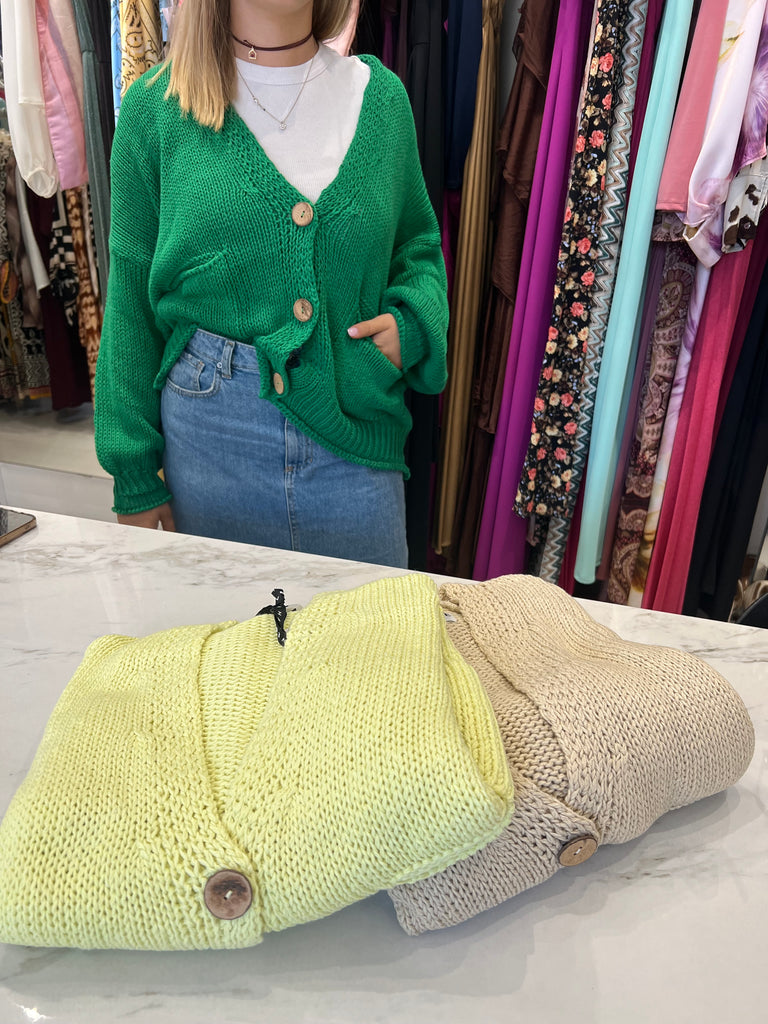 MSS💥HaveOne•Cardigan over con tasche•Più colori