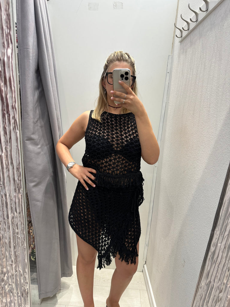 MSS💥HaveOne•Canotta top traforato crochet frange•Più colori