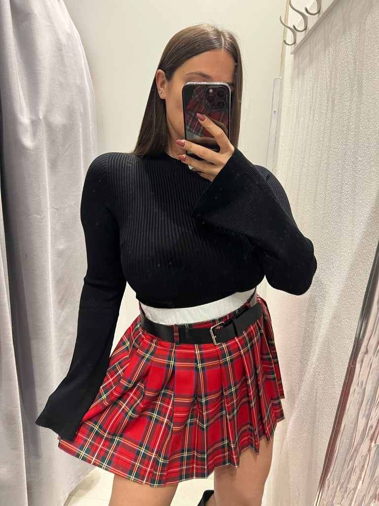 LUMINA•Gonna scozzese con boxer