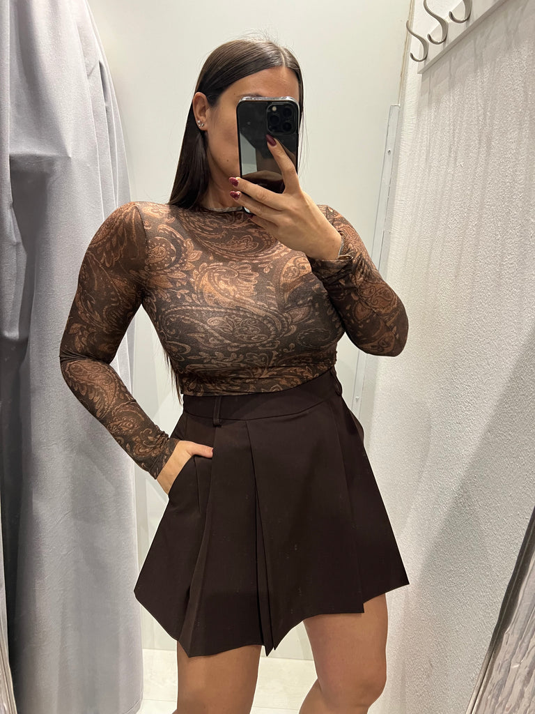 HaveOne•Maglia lanetta stampa cashmere