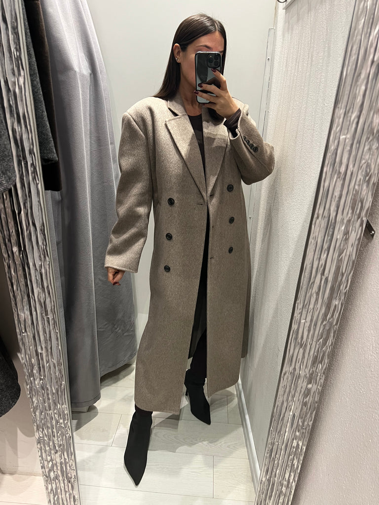 ViCOLO•Cappotto over doppiopetto cascià