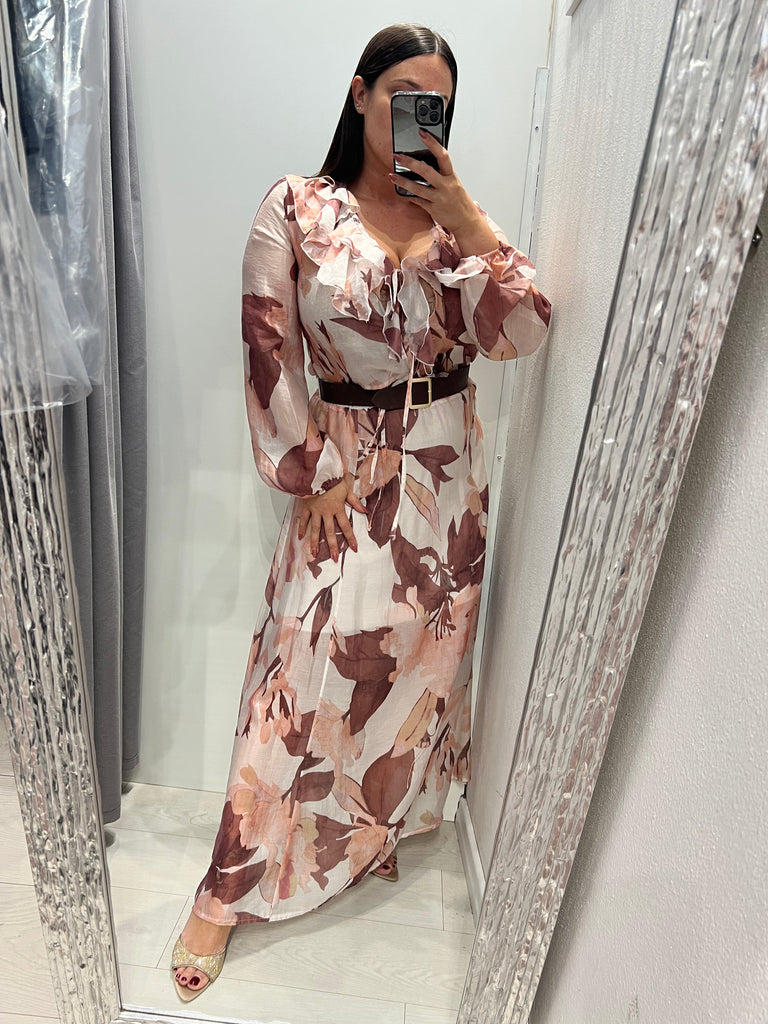 HaveOne•Camicetta crop stampa floreale