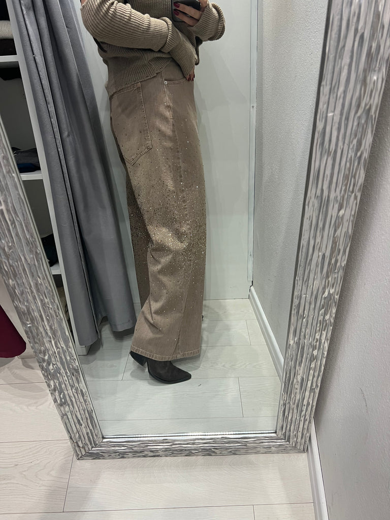 HaveOne•Jeans Amelie strass