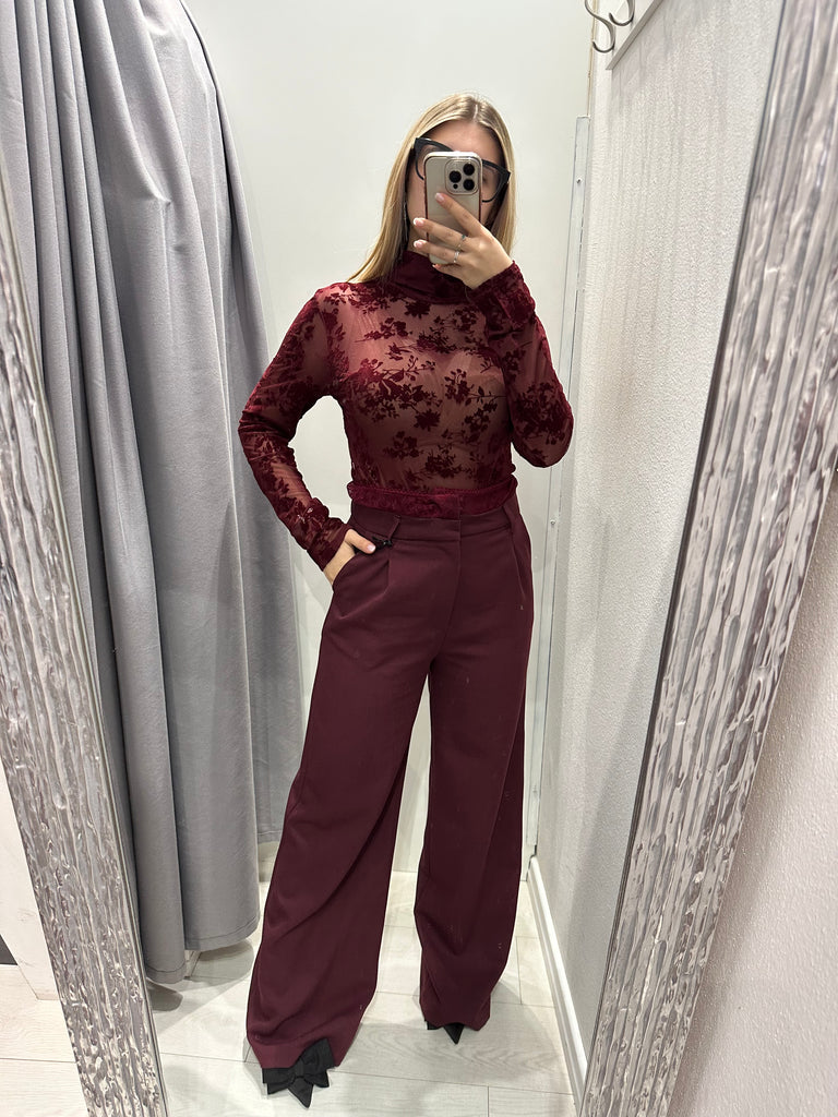 KONTATTO•Dolcevita tulle velluto