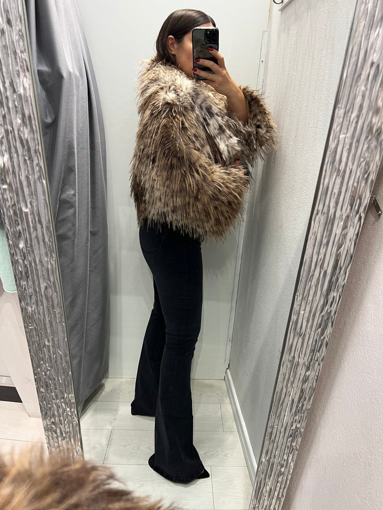 ViCOLO•Jeans zampa Gisele flare nero slavato
