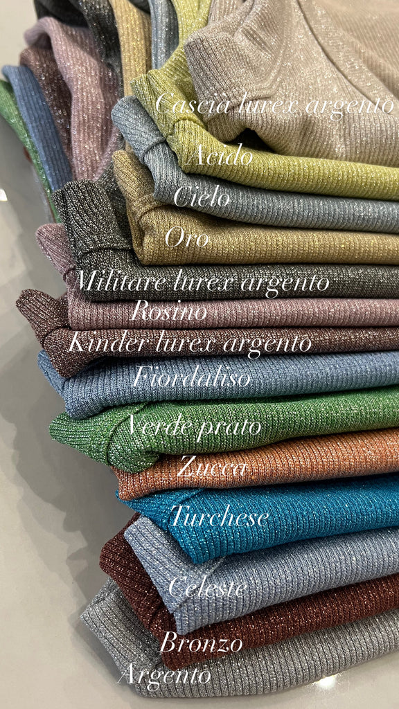 ViCOLO•Canotta scollo V con lurex•Più colori