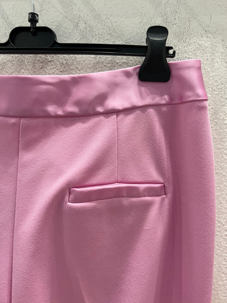 IMPERIAL•Pantalone Barbie Candy a sigaretta con fascia raso in vita