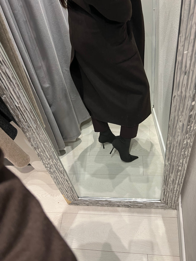 ViCOLO•Cappotto lana doppiopetto tasche applicate