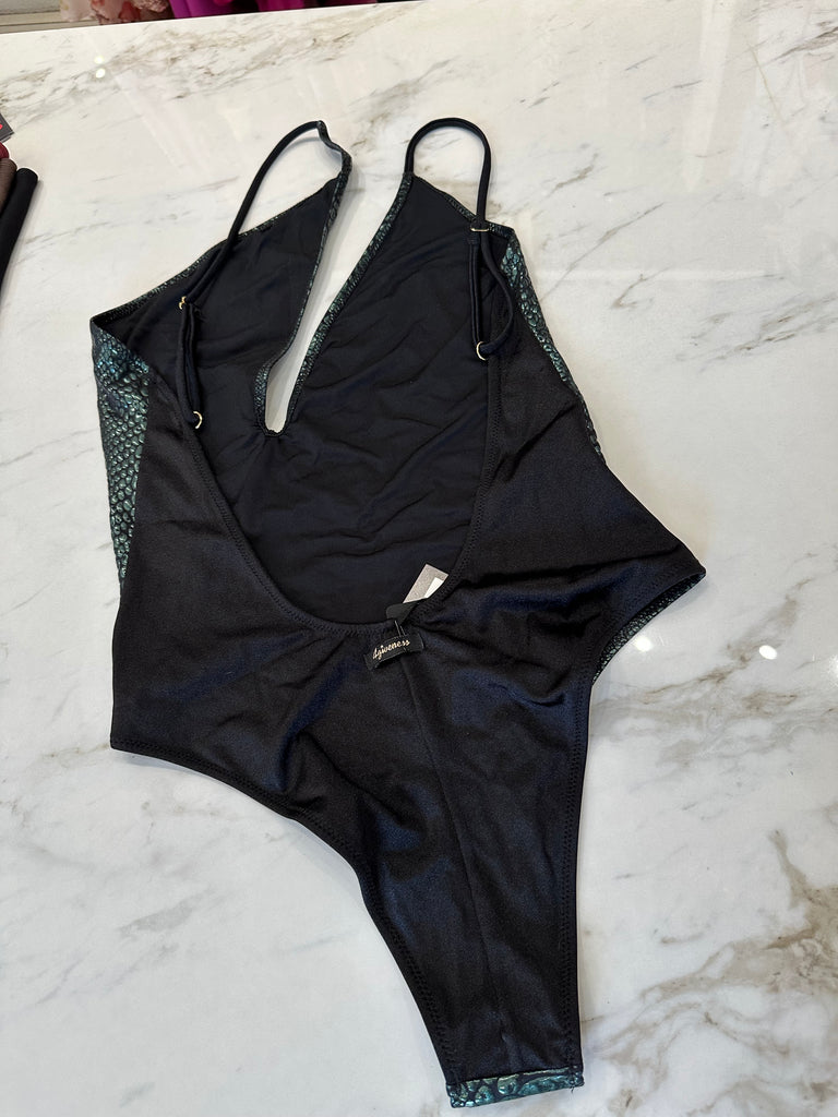 🚨4giveness•Monokini intero metallizzato
