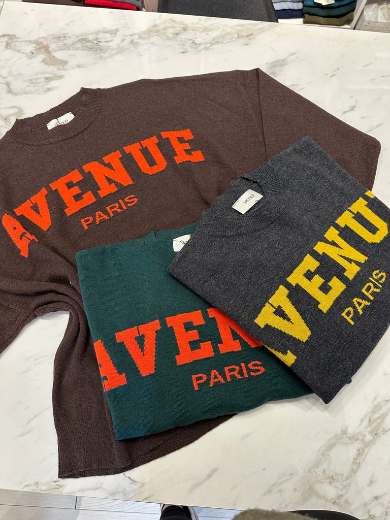 ViCOLO•Maglione cashmere AVENUE PARIS•Più colori