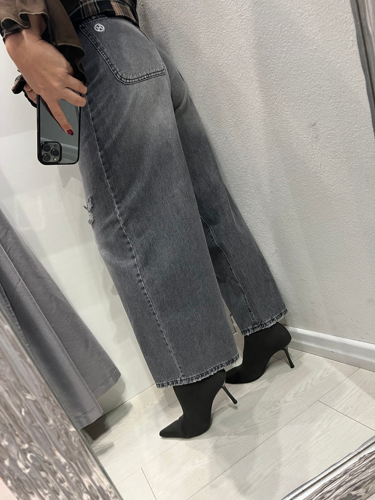 HaveOne•Jeans Bella grigio slavato