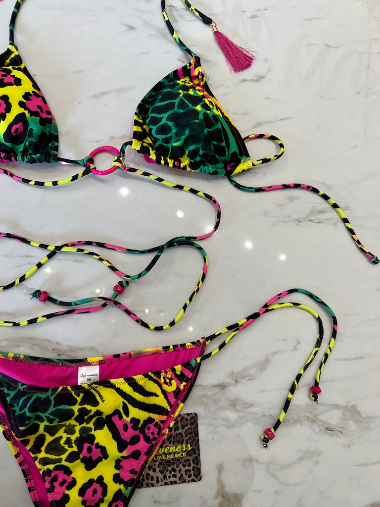 4giveness-Bikini triangolo e slip Jumeirah Giraffe