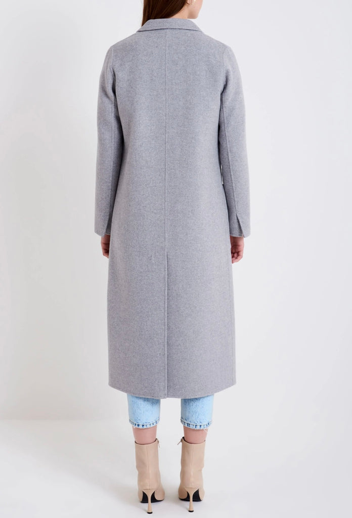 ViCOLO•Cappotto handmade monopetto panna