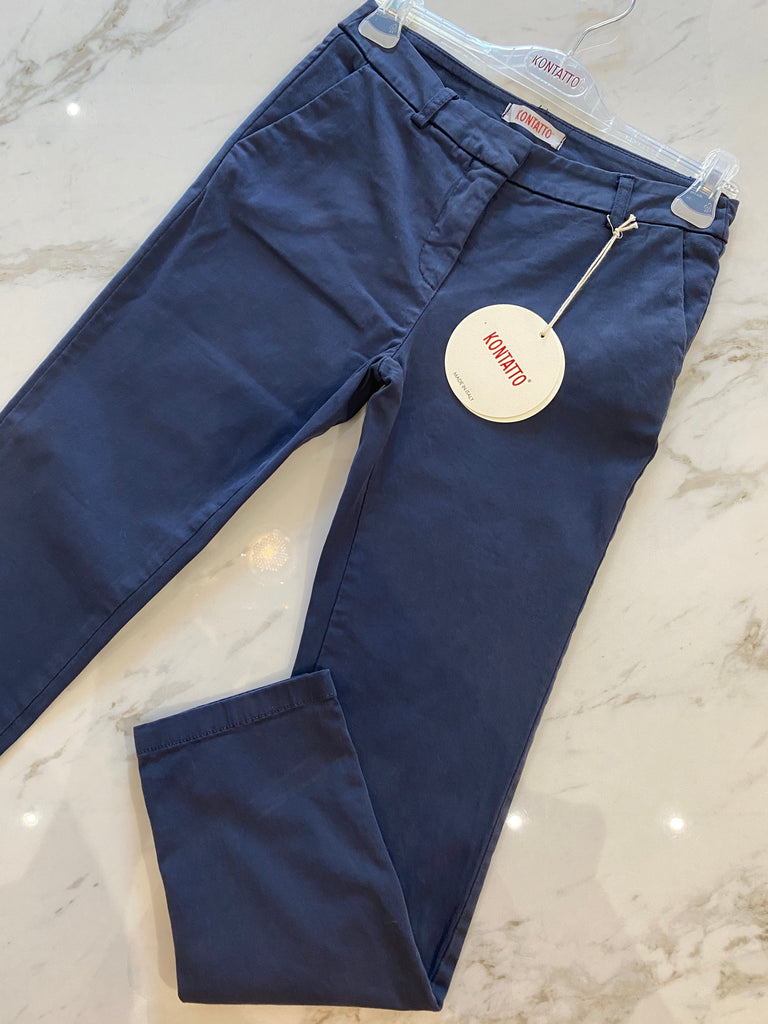 KONTATTO•Pantalone chino•Blu notte