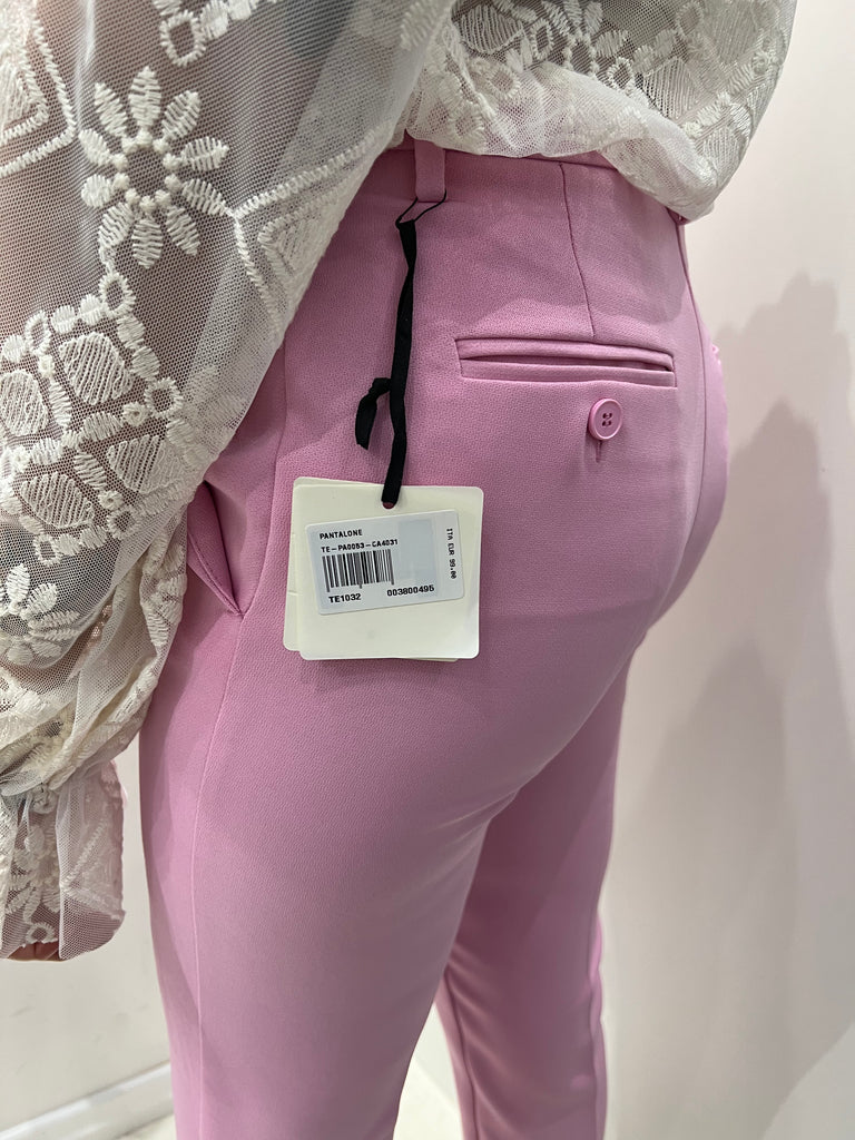 Vicolo-Pantalone rosa a sigaretta